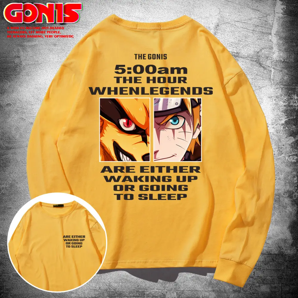 Naruto Whenge Legend T-Shirt Men Women Grey - Image 3