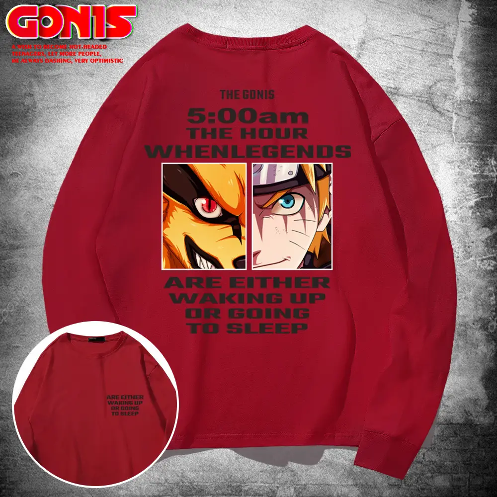 Naruto Whenge Legend T-Shirt Men Women Grey - Image 4