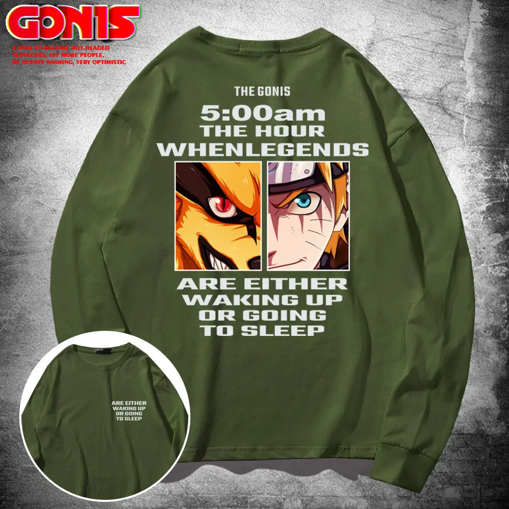 Naruto Whenge Legend T-Shirt Men Women Grey - Image 6