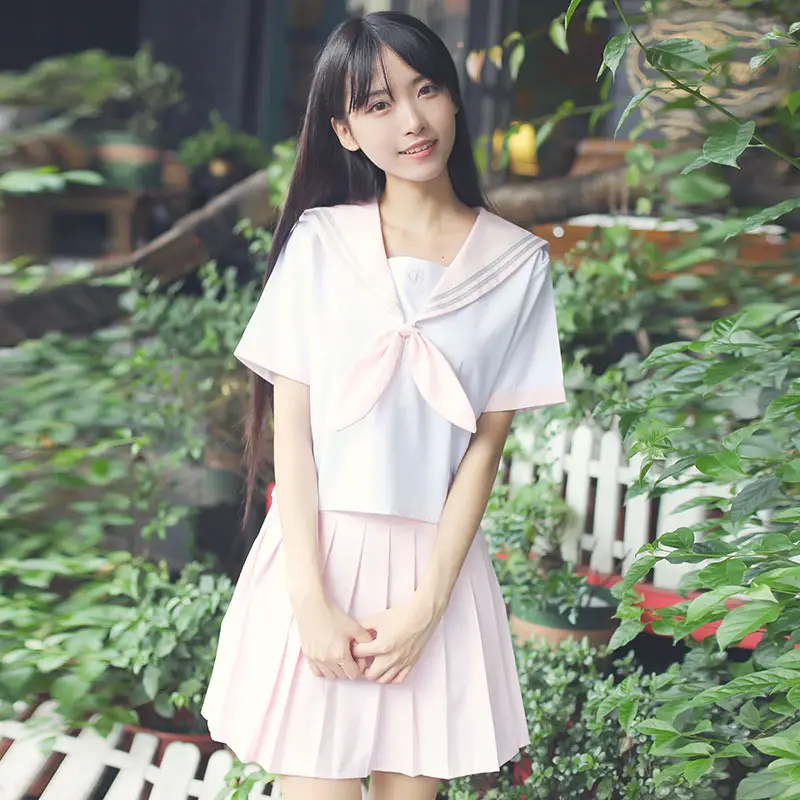 Japanese Sailor Suit JK Uniform Academic Mint Green - Image 6