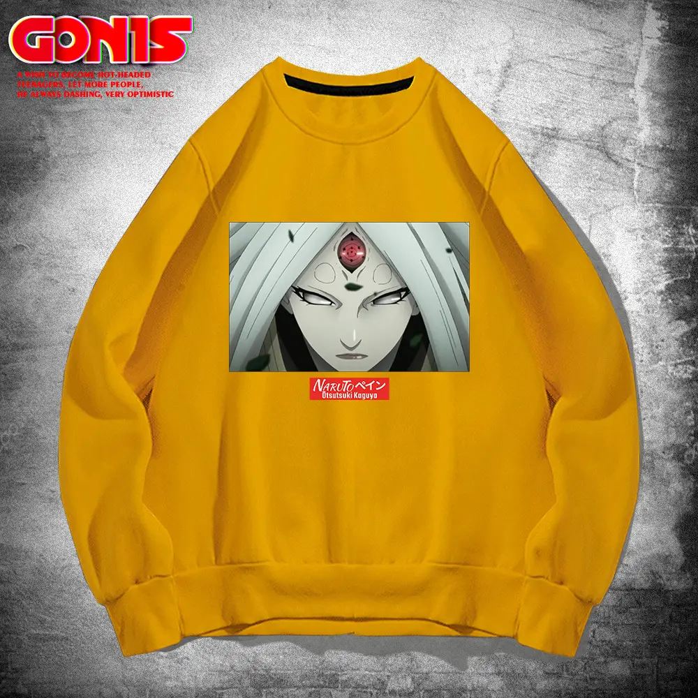 Naruto Anime Crewneck Sweatshirt Black Men Women