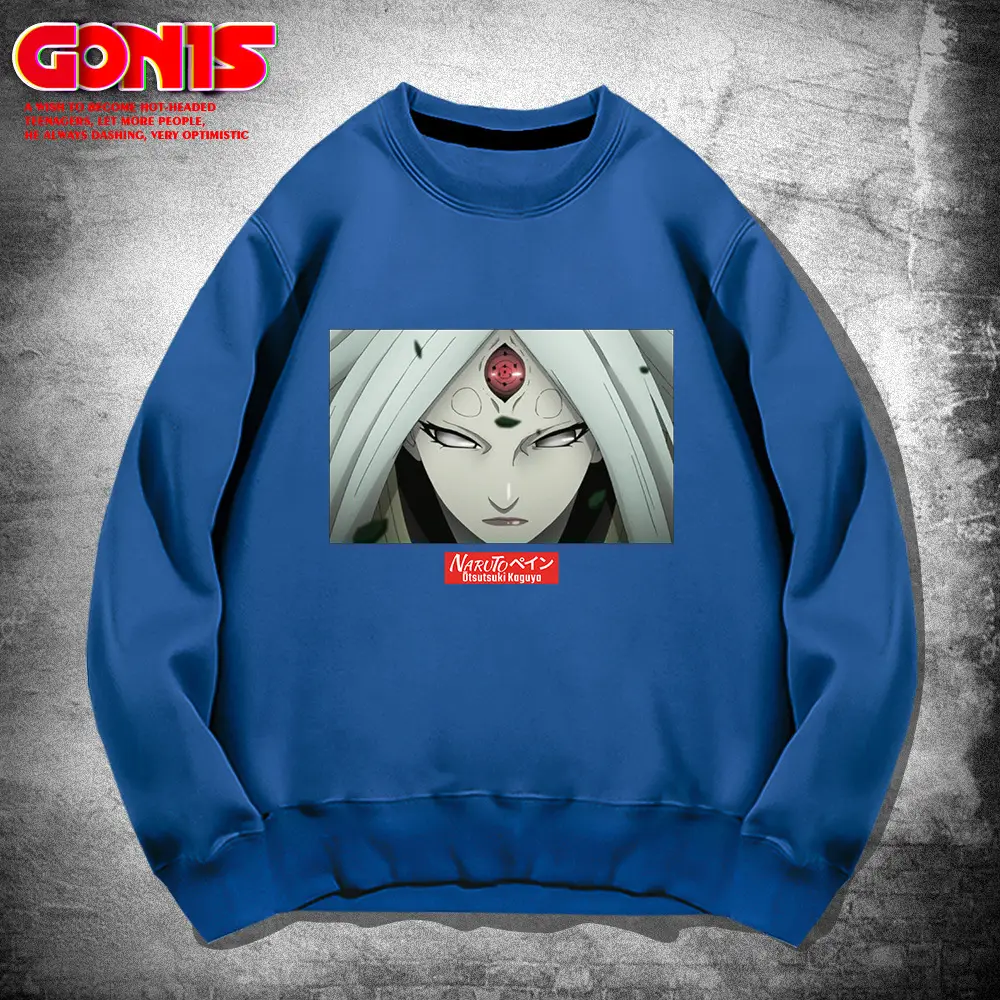Naruto Anime Crewneck Sweatshirt Black Men Women