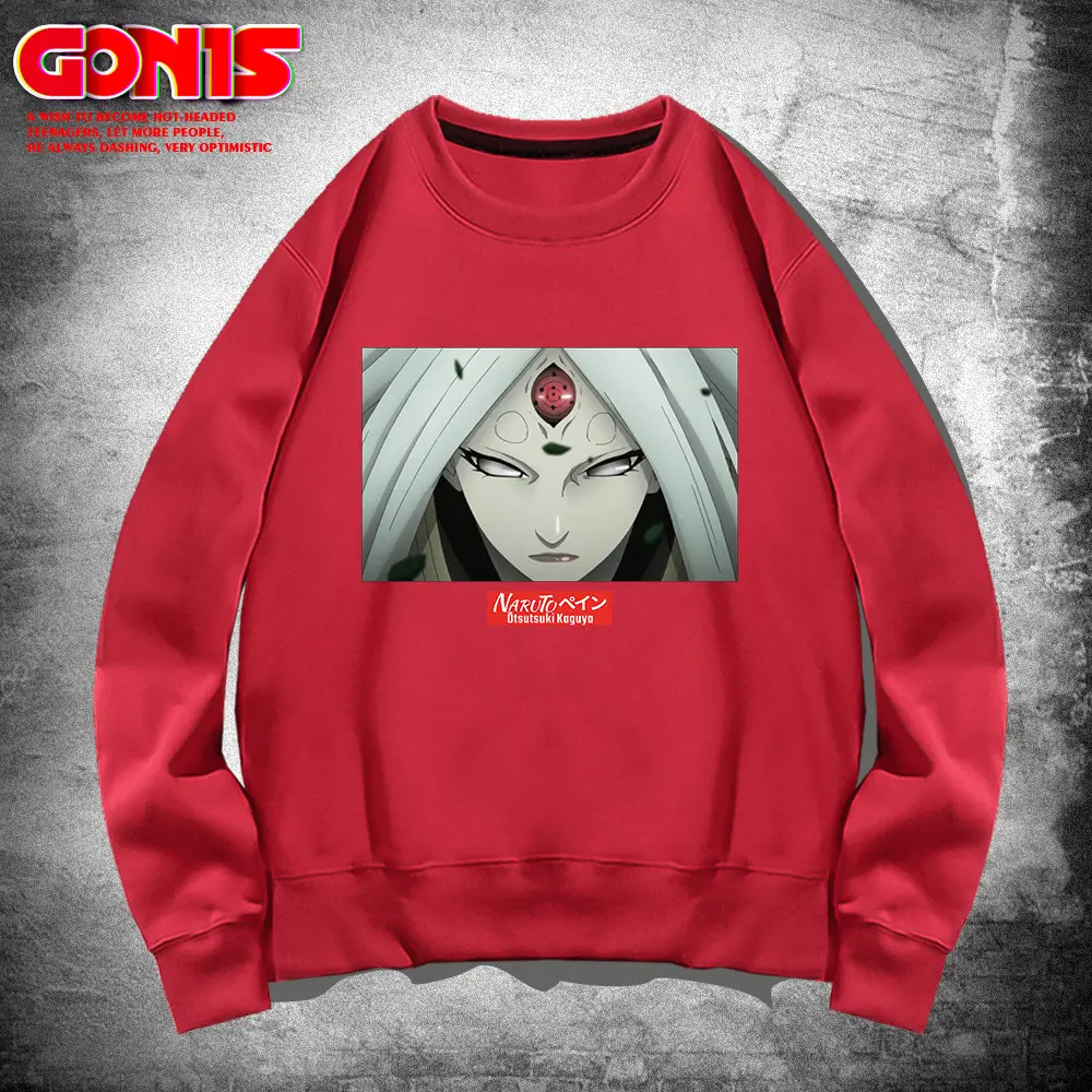 Naruto Anime Crewneck Sweatshirt Black Men Women