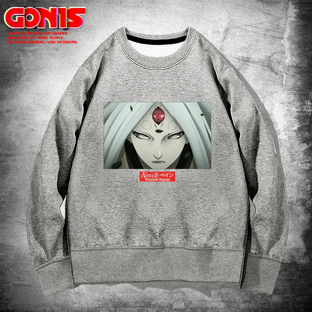 Naruto Anime Crewneck Sweatshirt Black Men Women