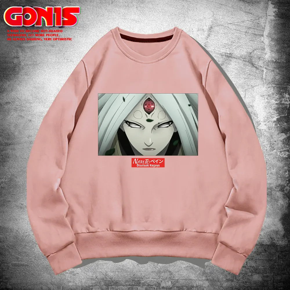 Naruto Anime Crewneck Sweatshirt Black Men Women