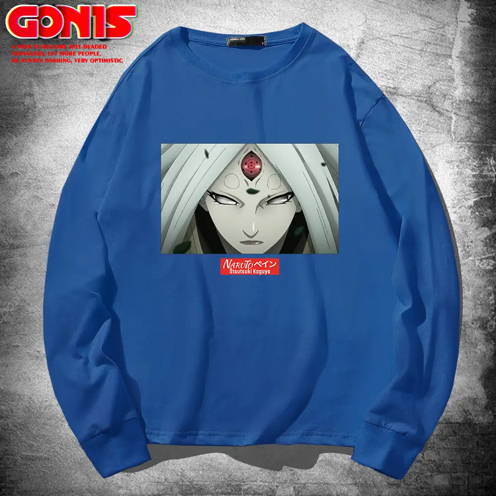Naruto Graphic Long Sleeve T-Shirt Black - Image 5