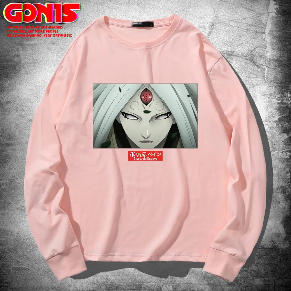 Naruto Graphic Long Sleeve T-Shirt Black - Image 8