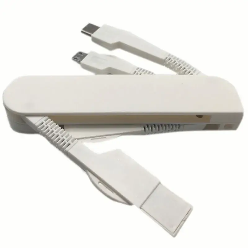 3-in-1 USB Type-C Charging Cable with Type-C & Lightning Ports - Image 2