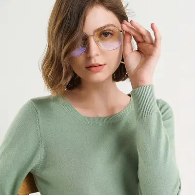 Women's 2019 Round Neck Sweater Top Soft High Elastic Base Shirt - Image 9