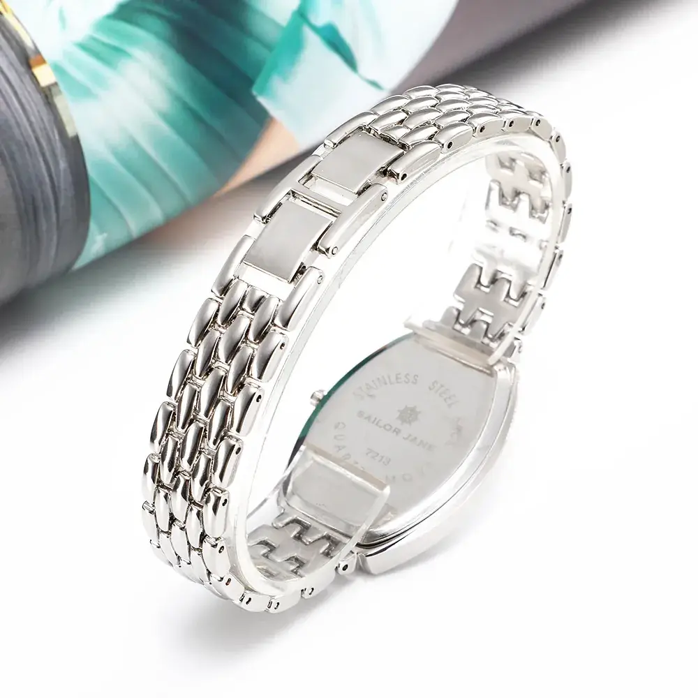 Ladies Steel Quartz Wristwatch 2024 Fashion - Image 4