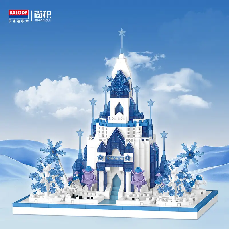 Peach Blossom Building Blocks Toy Set for Kids - Image 2