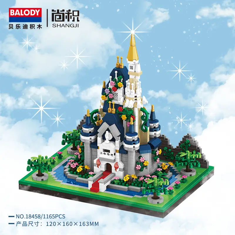 Peach Blossom Building Blocks Toy Set for Kids - Image 3