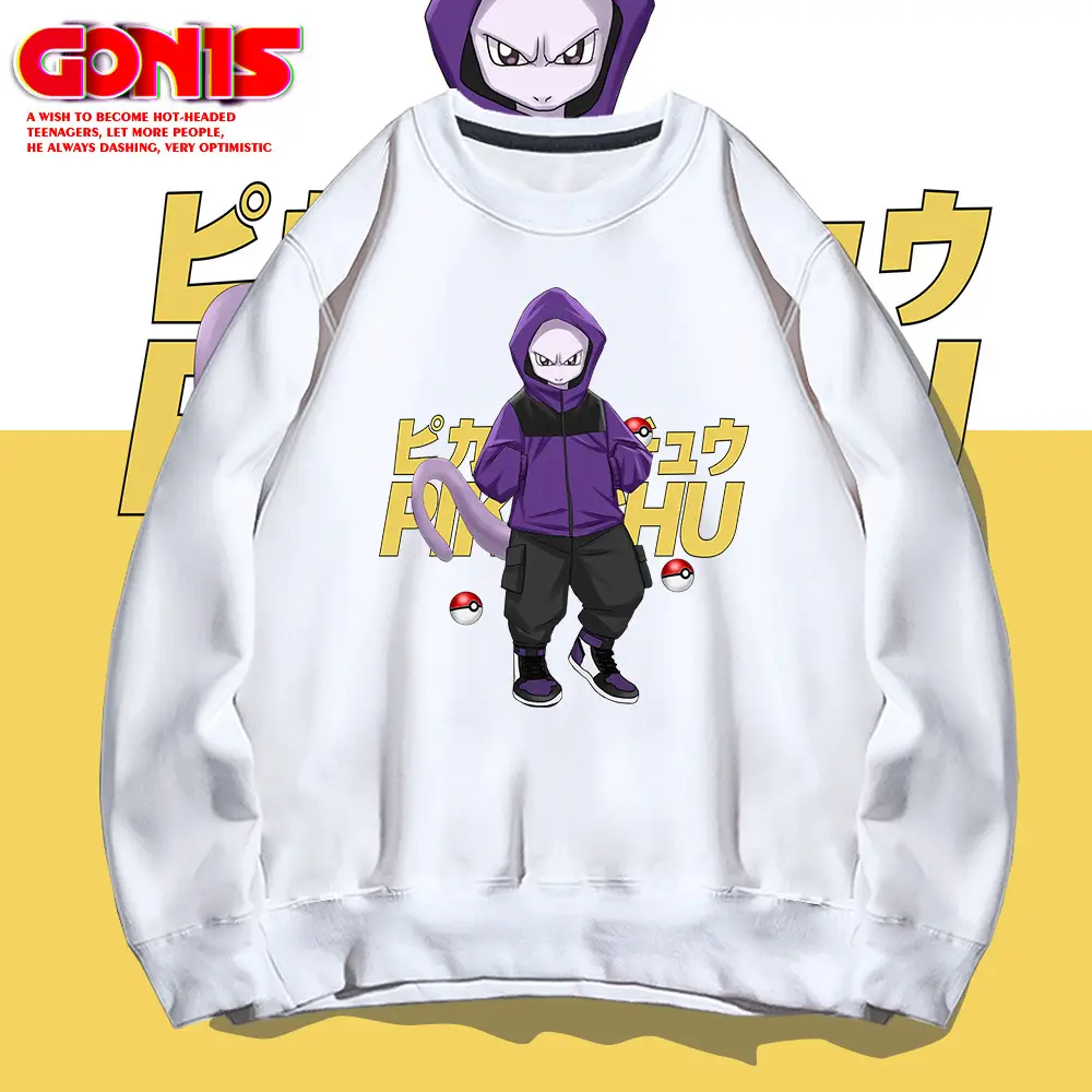 Pokémon Pikachu Crewneck Sweatshirt Blue - Image 11