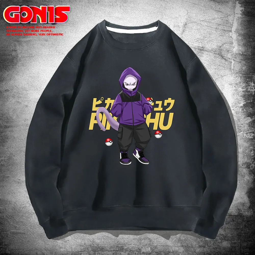 Pokémon Pikachu Crewneck Sweatshirt Blue - Image 9