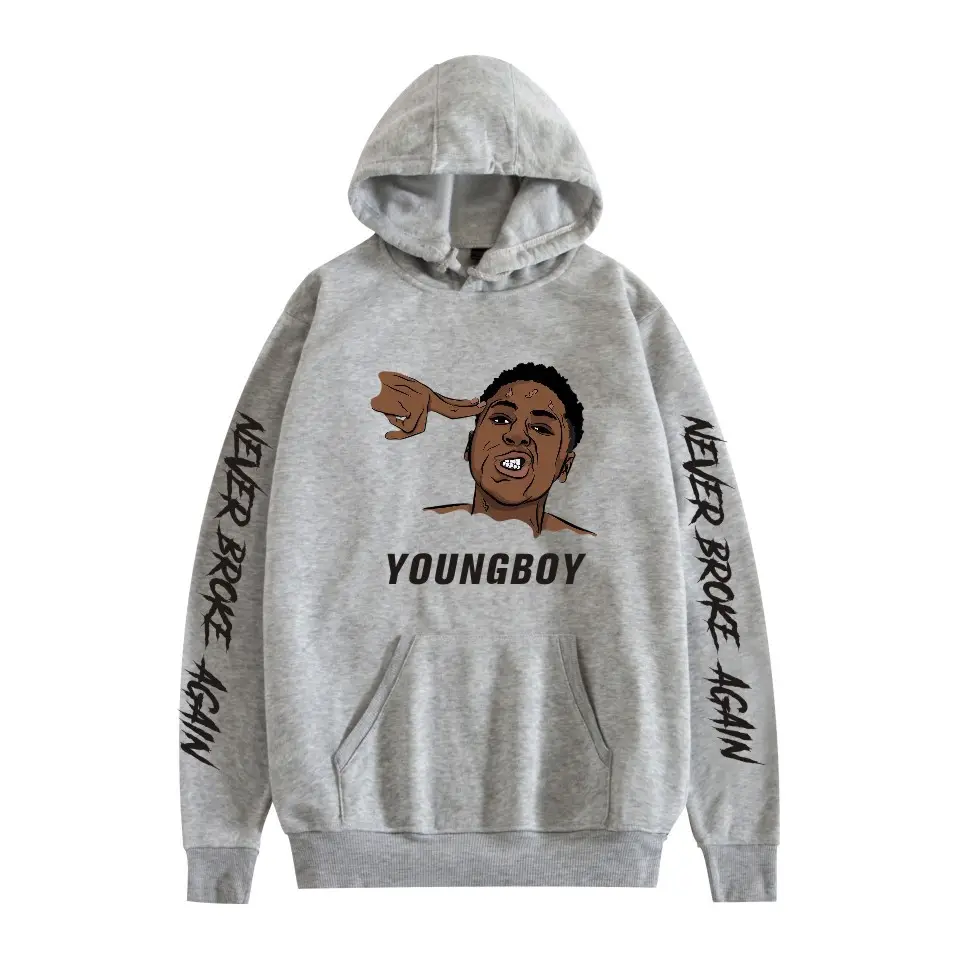 2019 Nev Rapper Pink Hoodie with "Never Rose Again" Print - Image 21