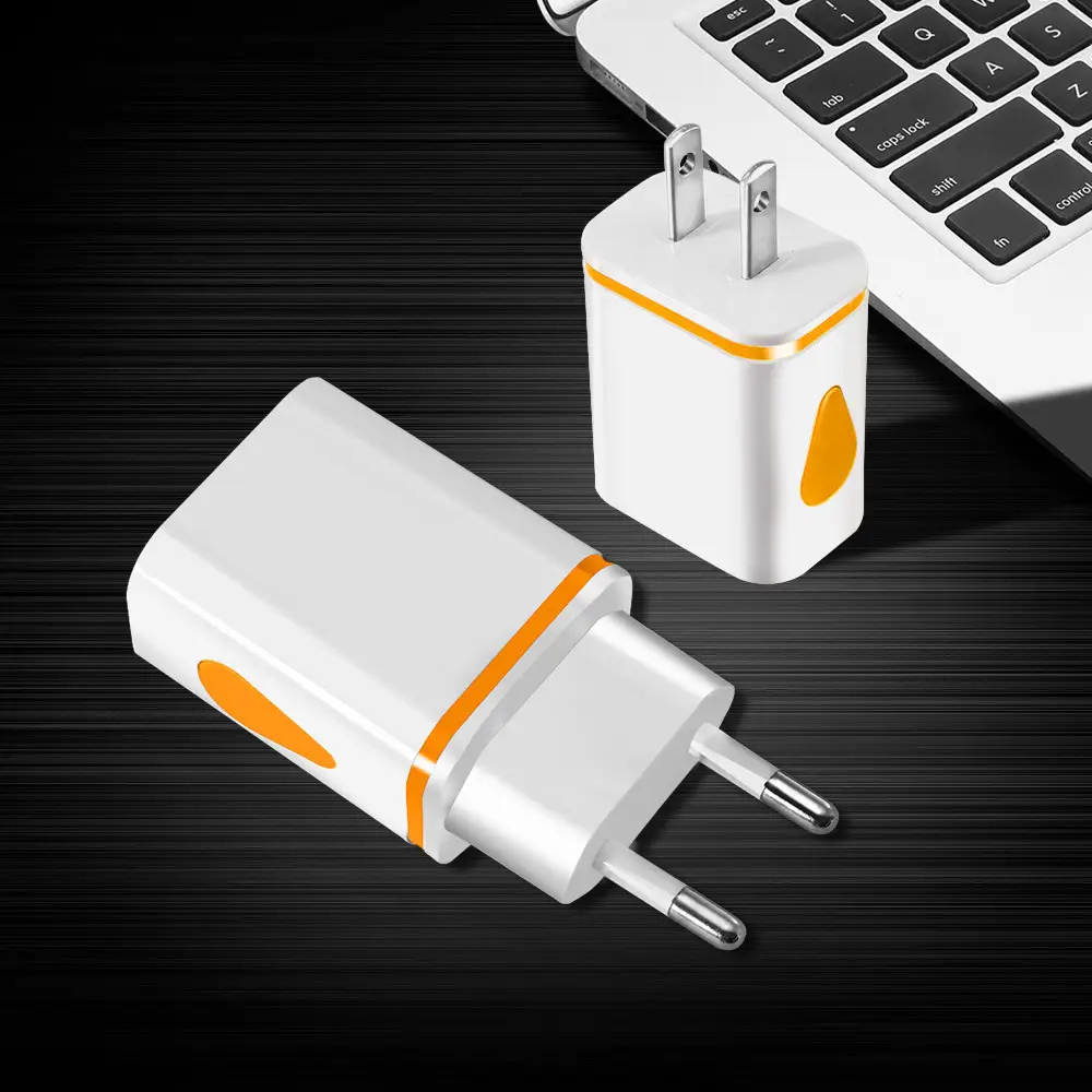 Dual USB Water Drop LED Charging Pad
