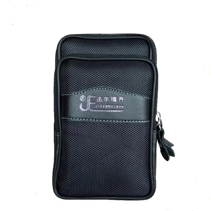 Vertical Oxford Mobile Phone Bag Black 5.5-6.5" - Image 3