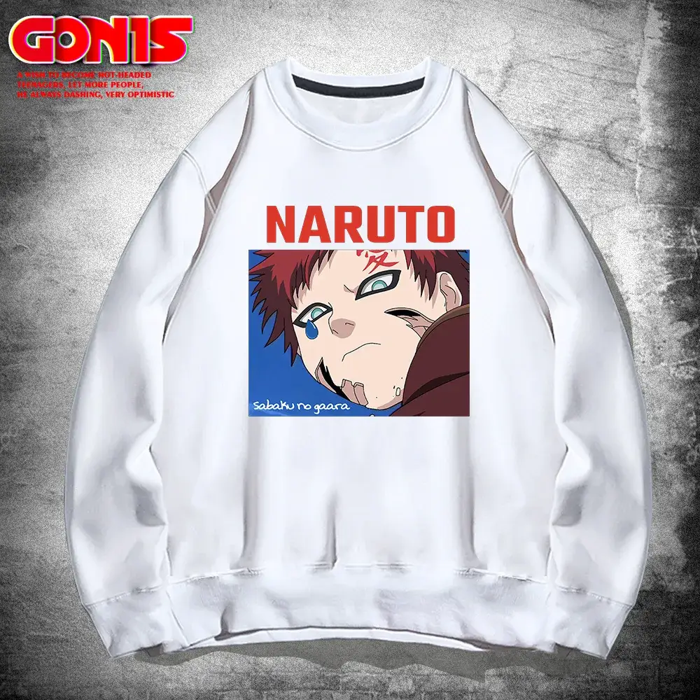 Naruto Anime Men's Black Sweatshirt Loose Fit - Image 2