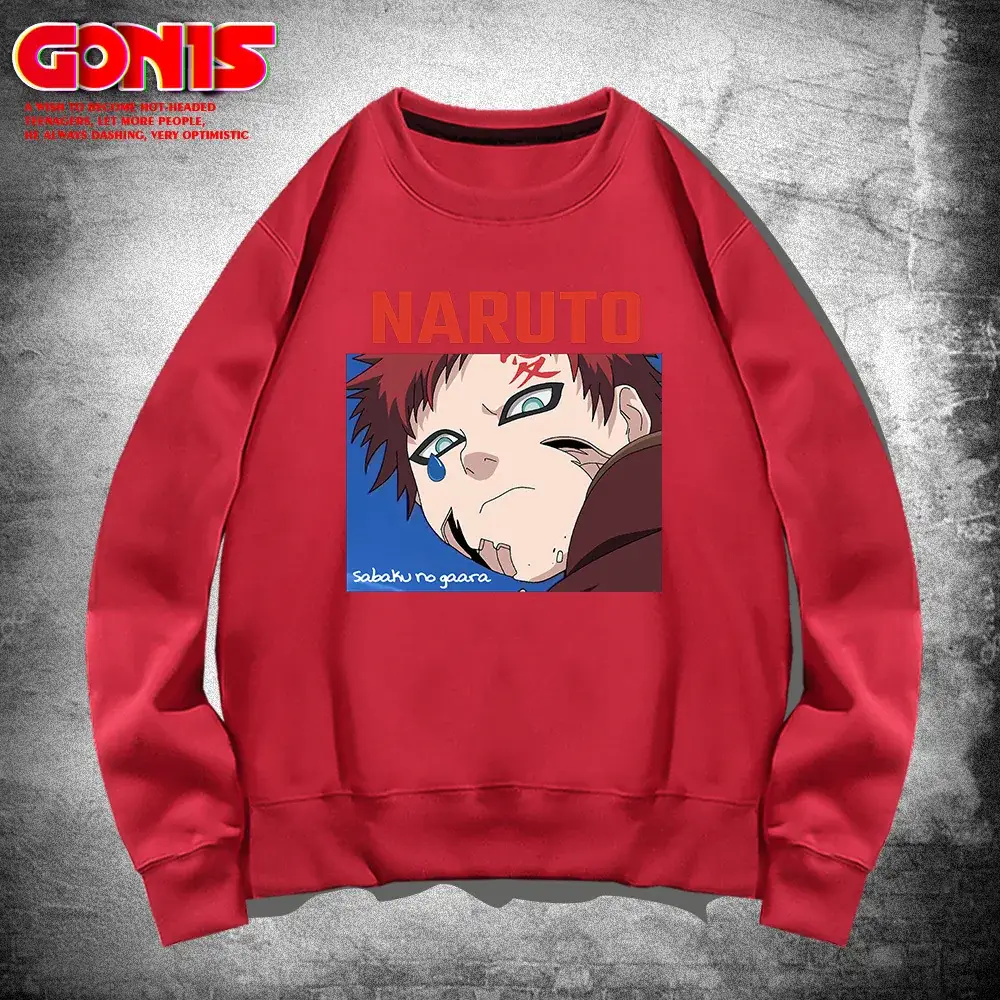 Naruto Anime Men's Black Sweatshirt Loose Fit - Image 4
