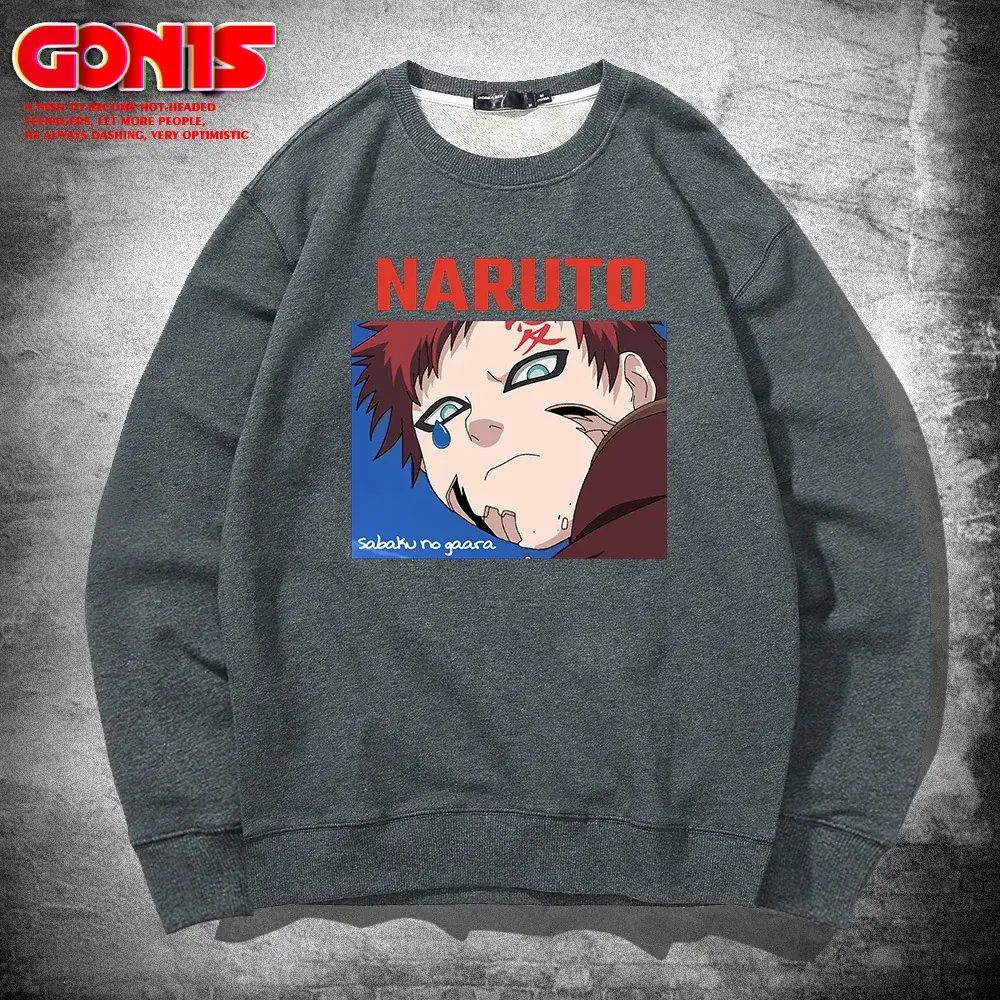 Naruto Anime Men's Black Sweatshirt Loose Fit - Image 8