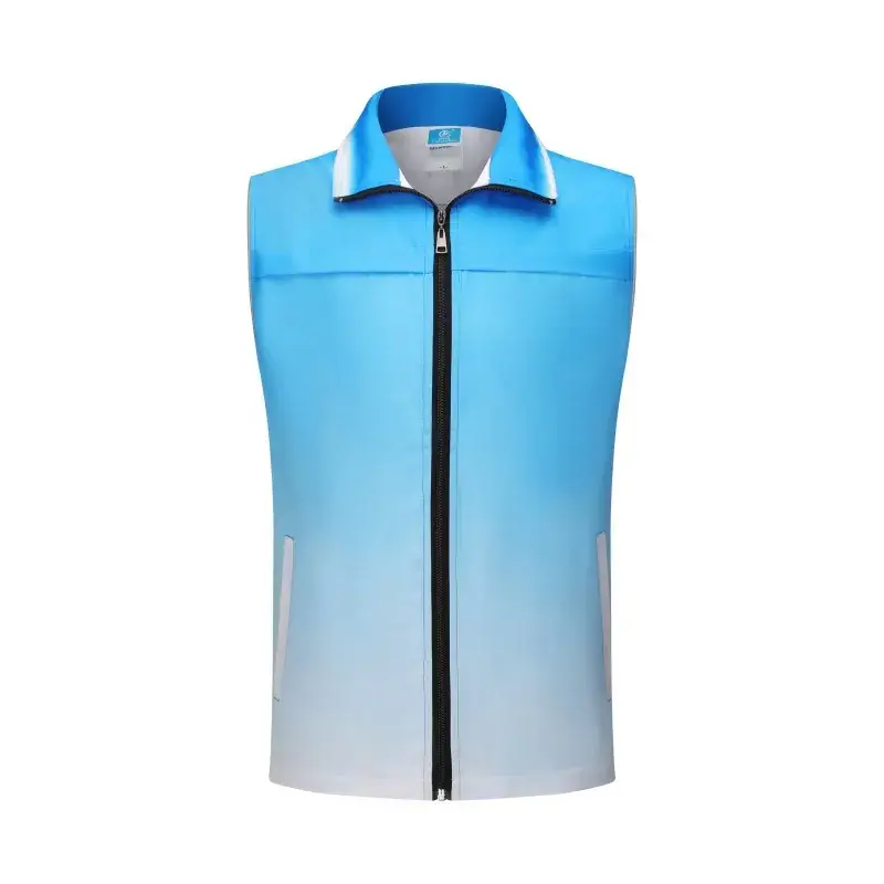 Men Gradient Yellow Vest Vesting Vesting Vesting Vesting Vesting - Image 5