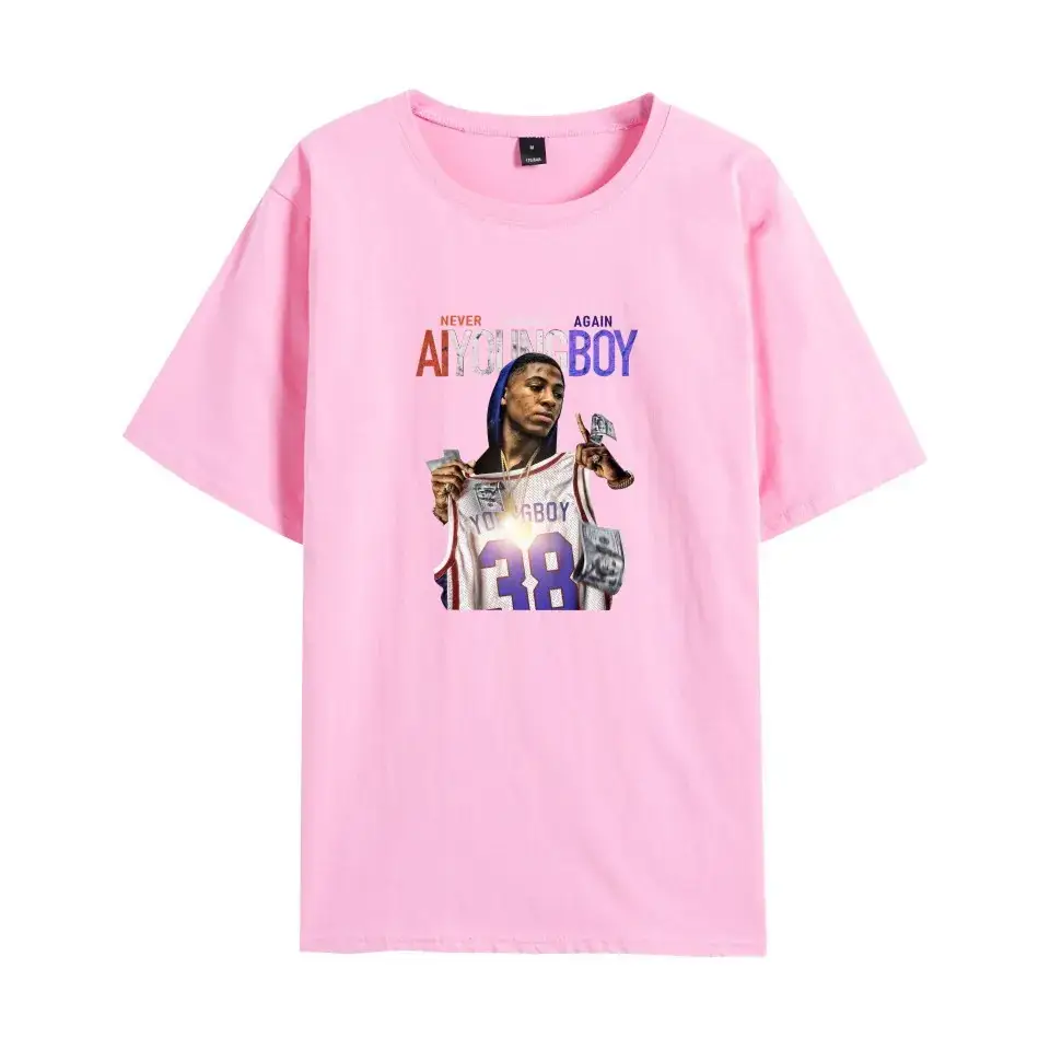 Nev T-shirt Navy Blue Never Break Again Graphic