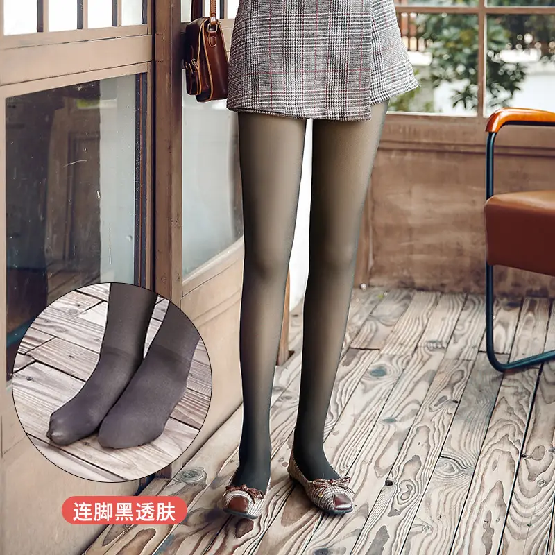 Women Leggings Outerwear Velvet Thickened Autumn Winter Slimming Pants - Image 2