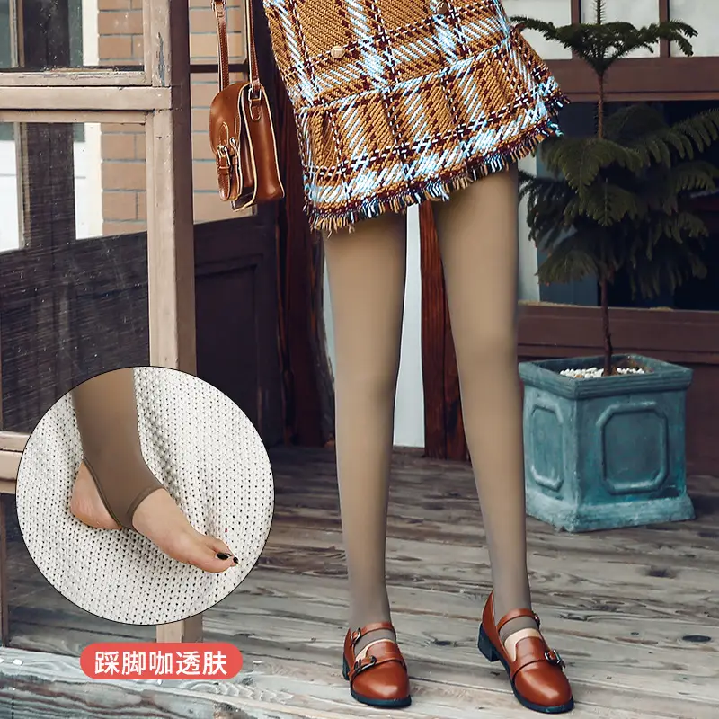 Women Leggings Outerwear Velvet Thickened Autumn Winter Slimming Pants - Image 5