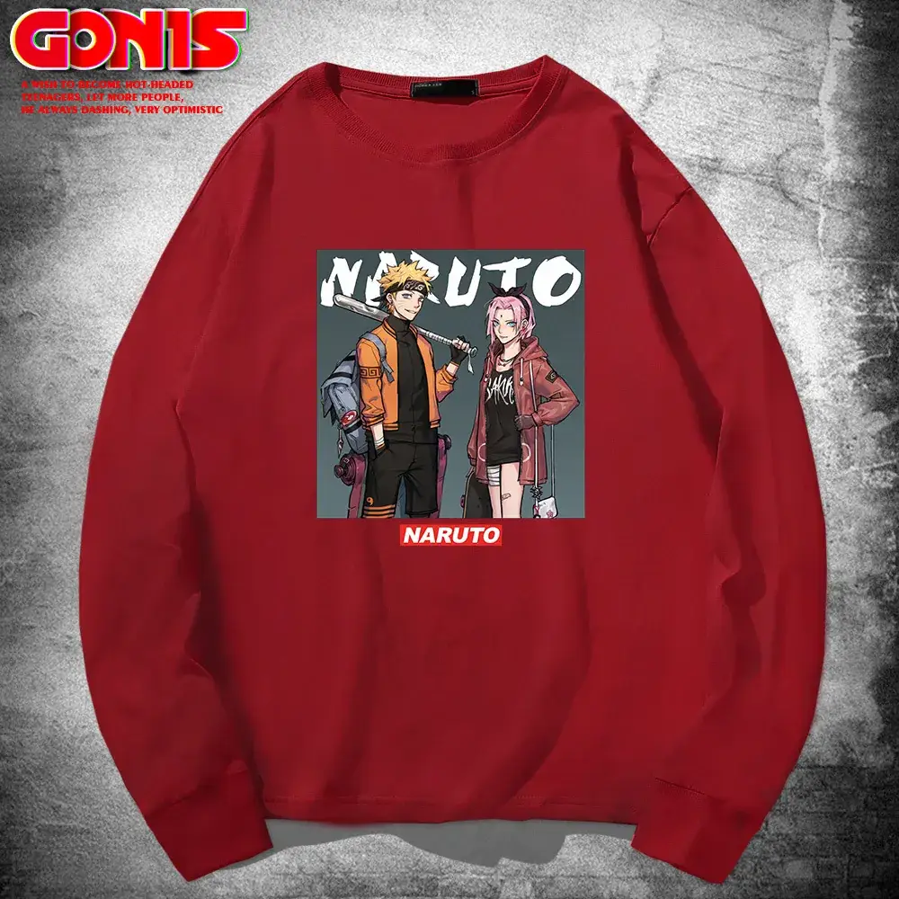 Naruto Long Sleeve Men's T-Shirt White - Image 13