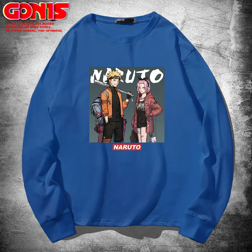 Naruto Long Sleeve Men's T-Shirt White - Image 14