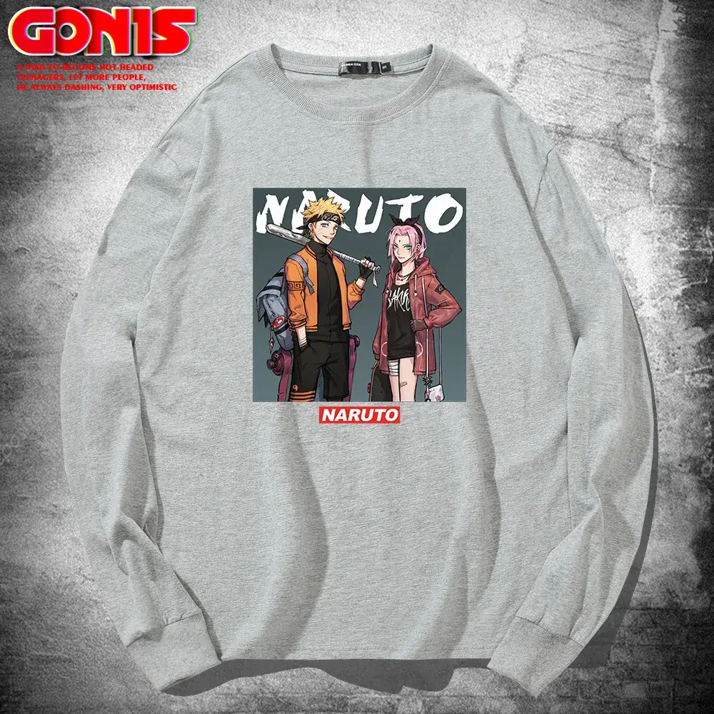 Naruto Long Sleeve Men's T-Shirt White - Image 7