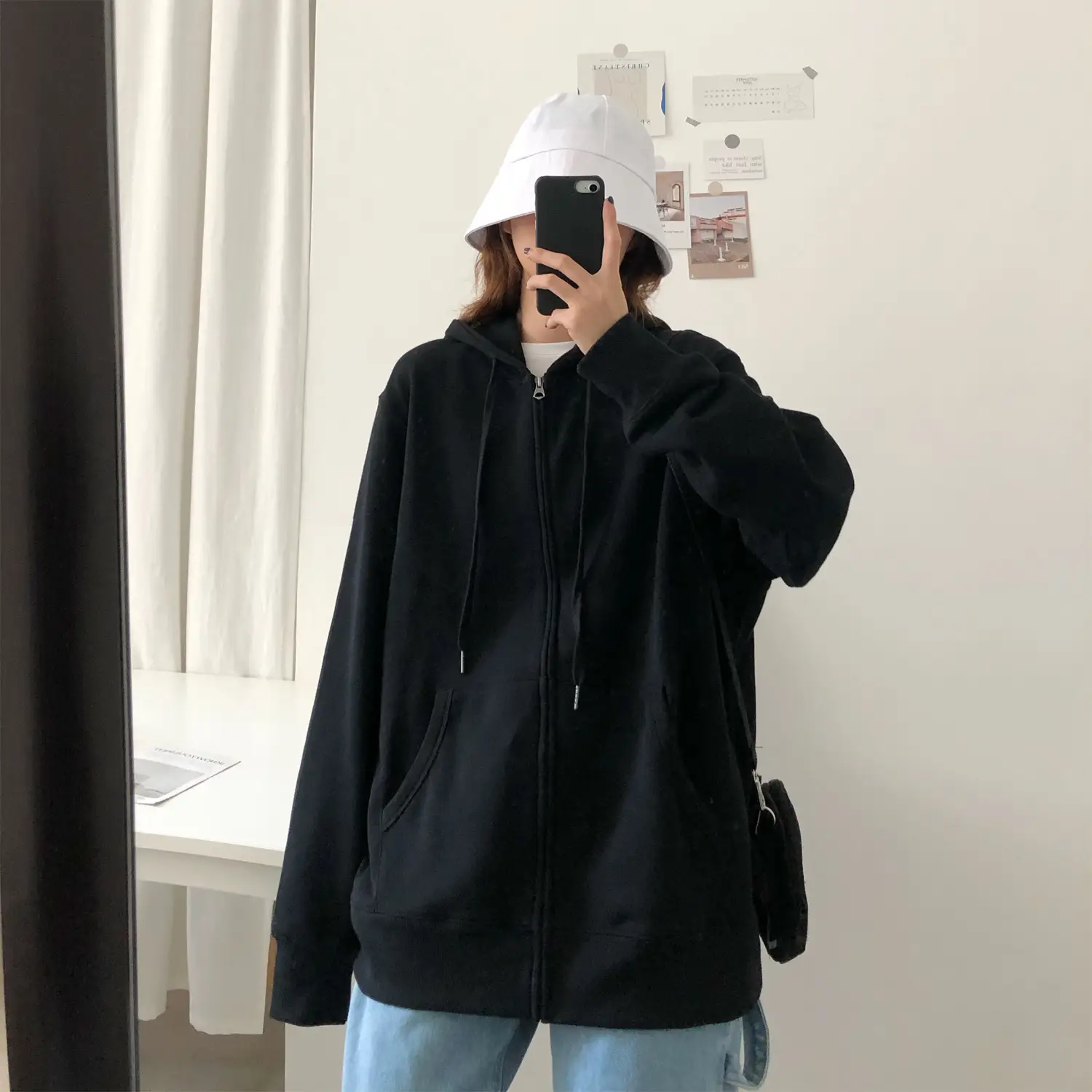 Women Fleece Hoodie Solid Color 2025 Winter Warm Coat - Image 6