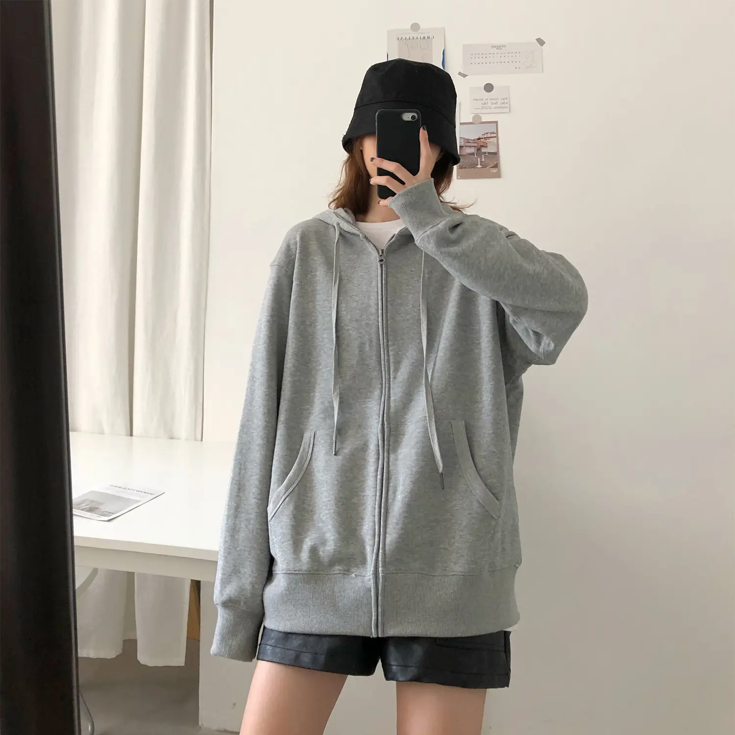 Women Fleece Hoodie Solid Color 2025 Winter Warm Coat - Image 7