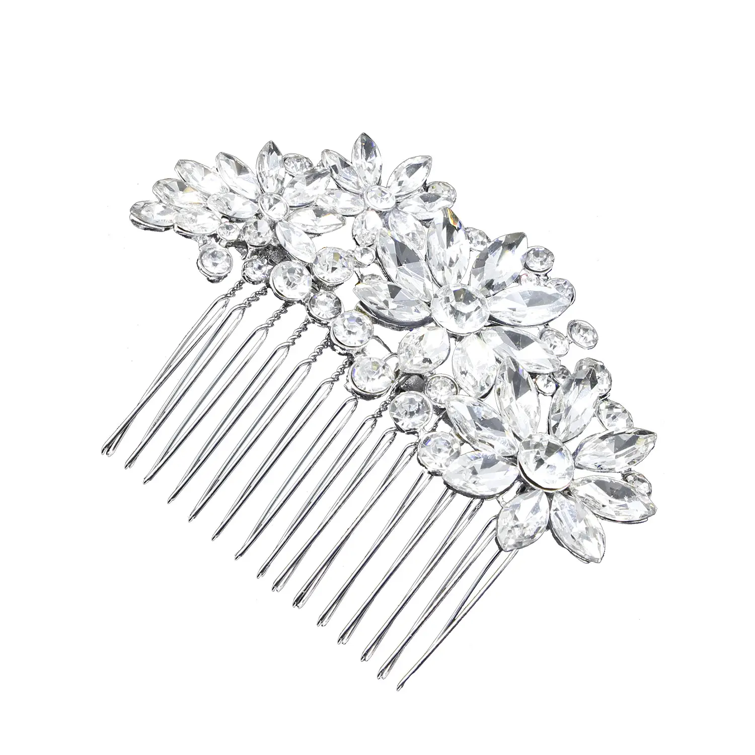 Crystal Rhinestone Hair Comb for Bridal Headdress - Image 6