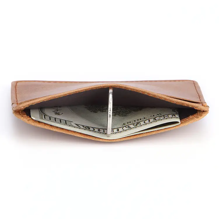 New Style Spot Hot Sale Men's Leather Wallet Oil Wax Leather Multi Card Bag Retro Cowhide Coin Wallet Card Bag Wholesale