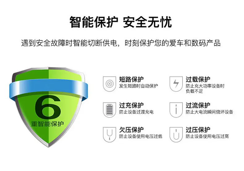 Haiyun DC31 Double U Car Charger 4.8A USB Fast — feature 9