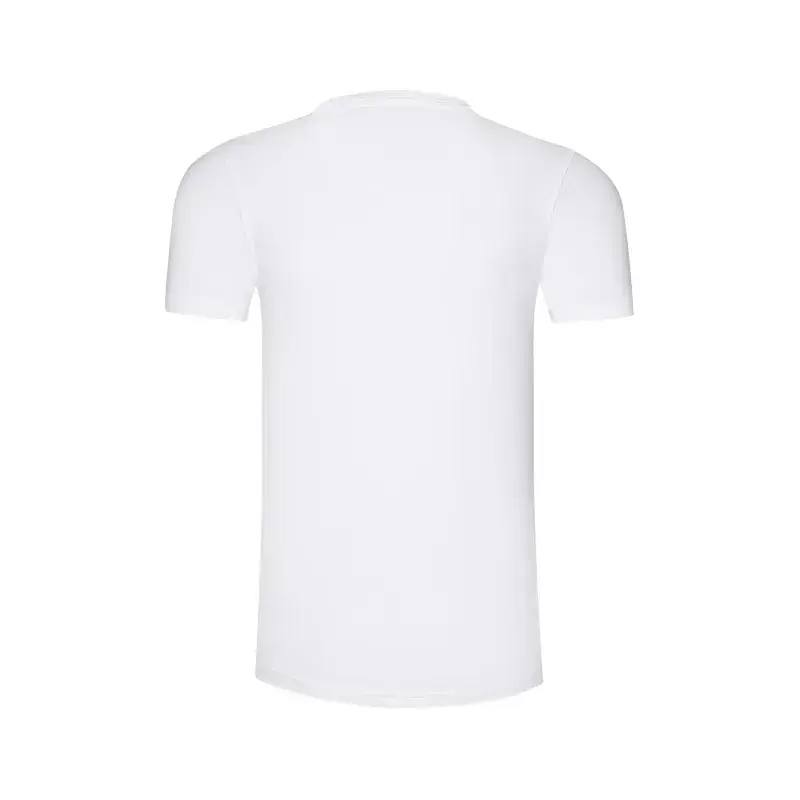 Men's White Modal T-Shirt Heat Transfer Print