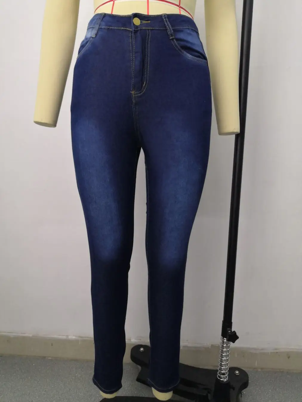 Women Slim Fit Blue Denim Leggings Stretchable — feature 19