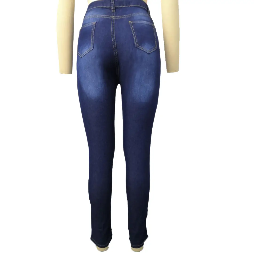 Women Slim Fit Blue Denim Leggings Stretchable — feature 22