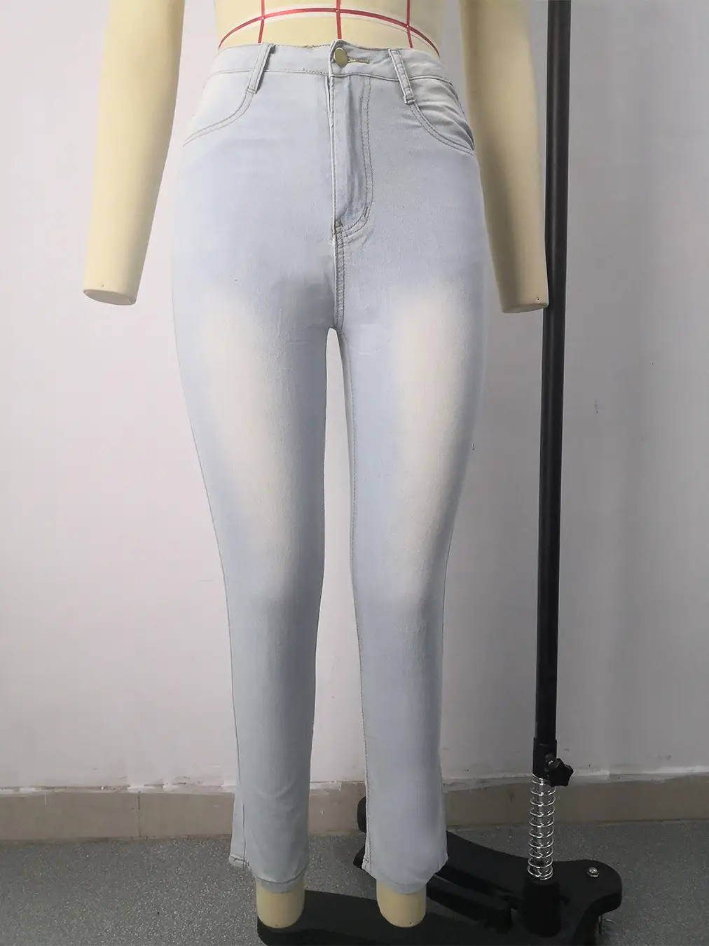 Women Slim Fit Blue Denim Leggings Stretchable — feature 23