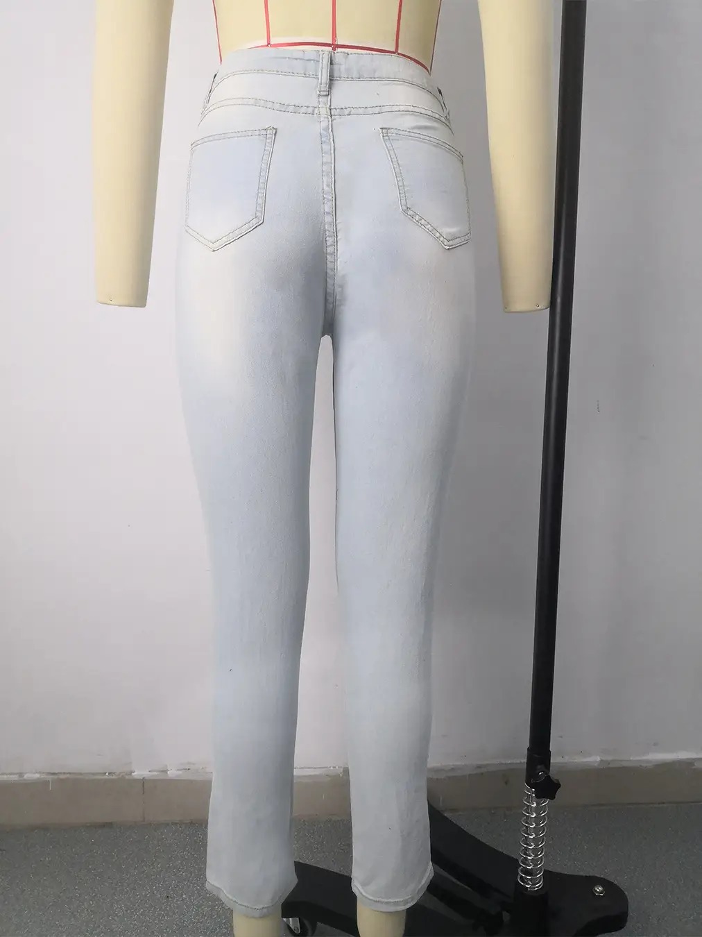 Women Slim Fit Blue Denim Leggings Stretchable — feature 24