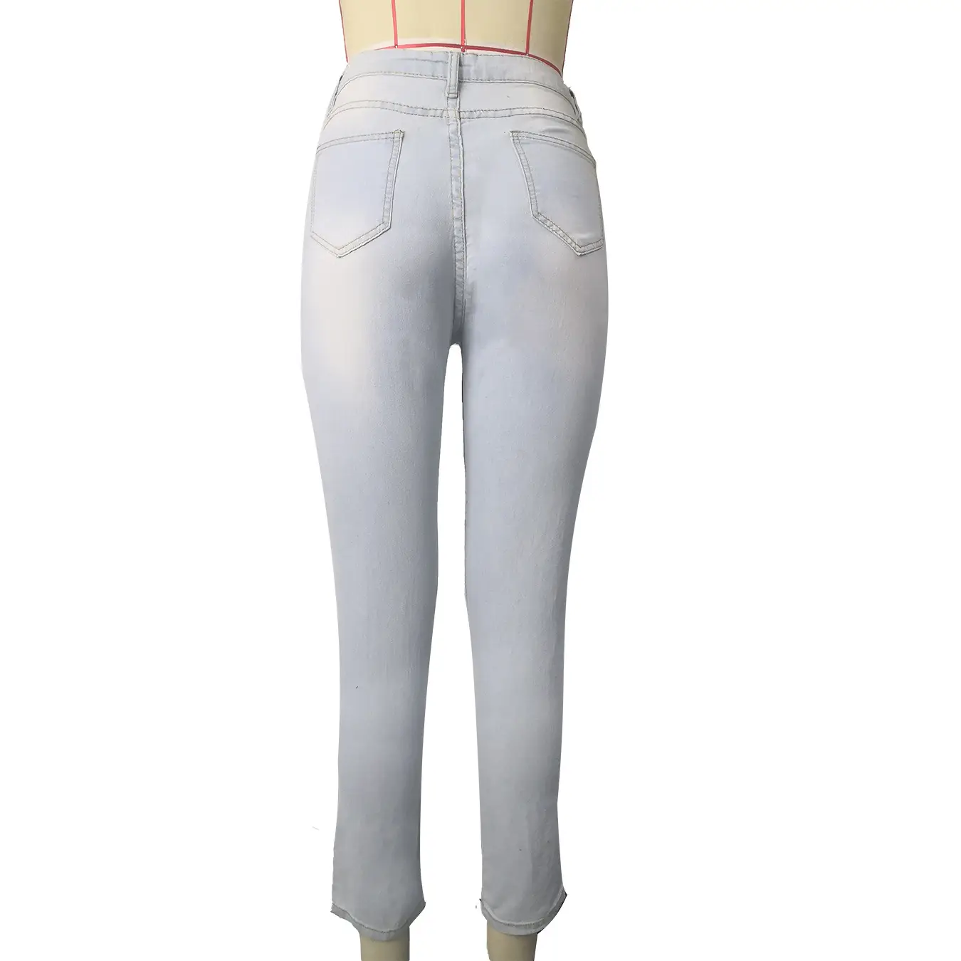 Women Slim Fit Blue Denim Leggings Stretchable — feature 25