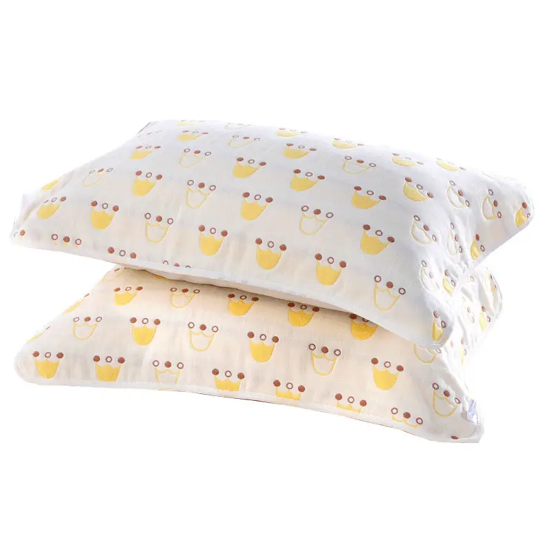 Children Cotton Cartoon Pillow Towel Set Blue - Image 14
