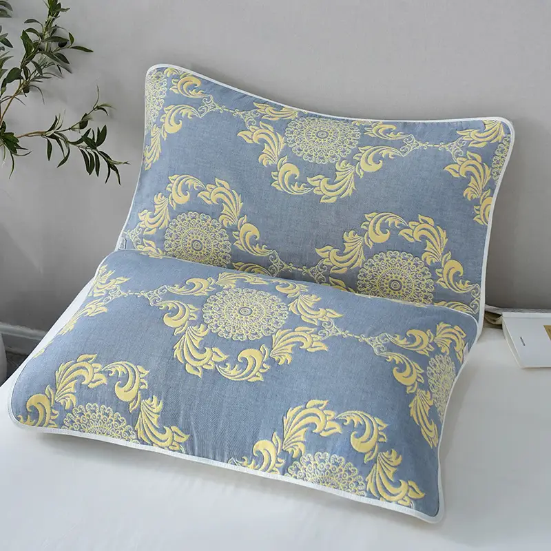 Children Cotton Cartoon Pillow Towel Set Blue - Image 9