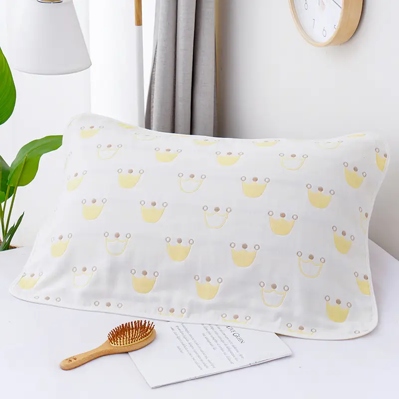 Children Cotton Cartoon Pillow Towel Set Blue - Image 6
