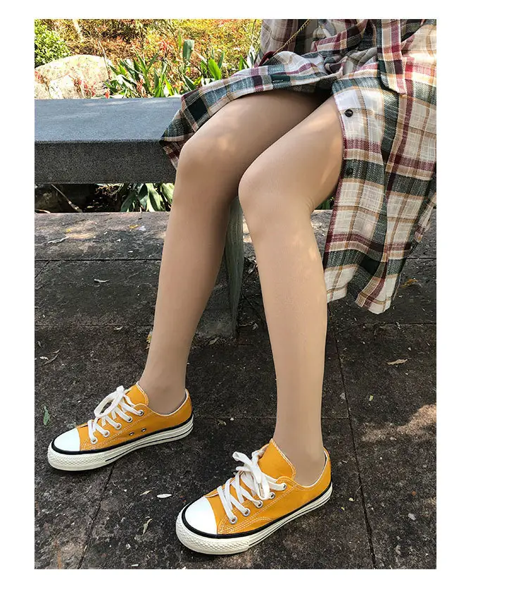 帮手描述图:秋冬光腿裸腿神器T裆肉色自然裸感加绒双层打底裤丝