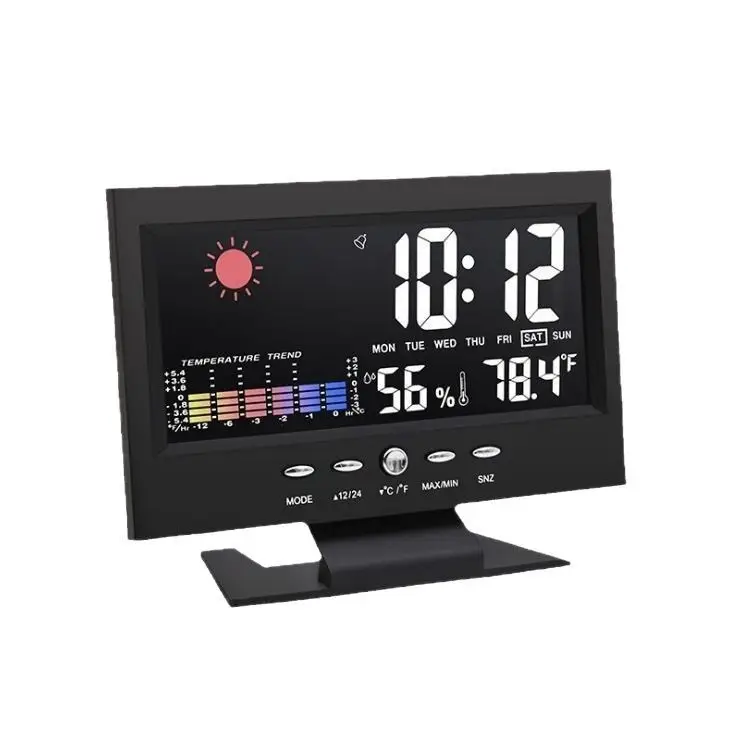LED Weather Clock with Temperature & Humidity Display - Image 5