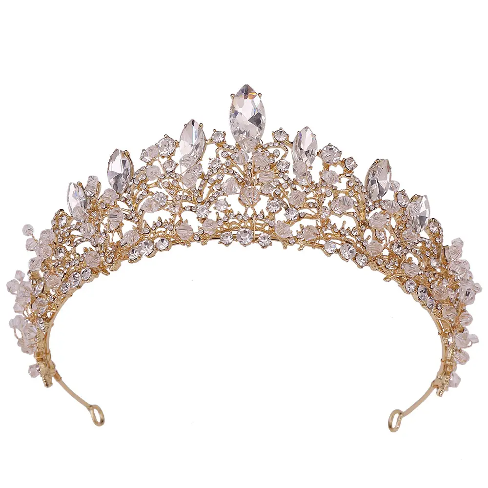 Korean Classic Wedding Headband with Crystal Embellishment - Image 31