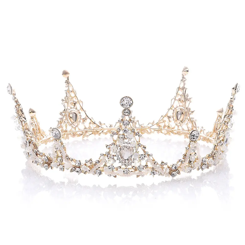 Korean Classic Wedding Headband with Crystal Embellishment - Image 32
