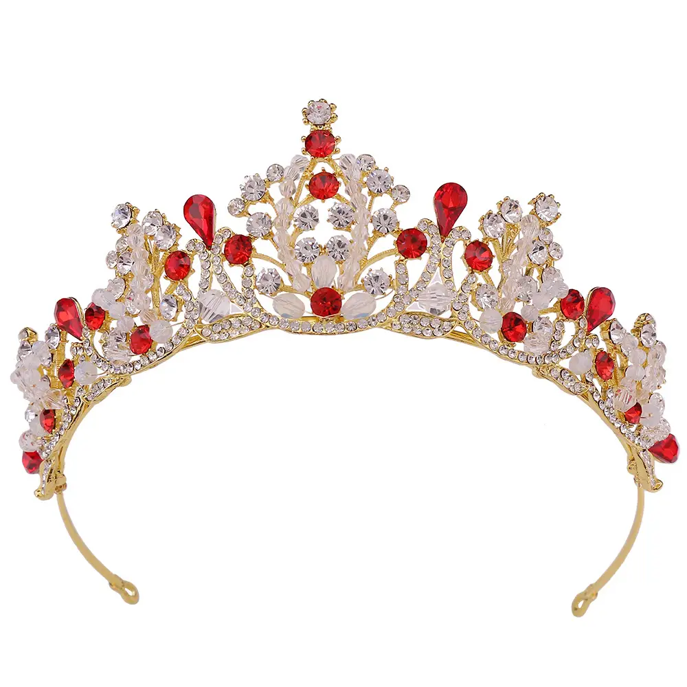 Korean Classic Wedding Headband with Crystal Embellishment - Image 33